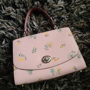 💃Coach Tilly Top Handle Dandelion Floral Print